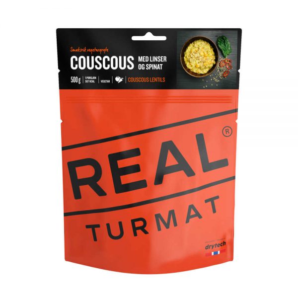 Couscous mit Linsen und Spinat – Real Turmat